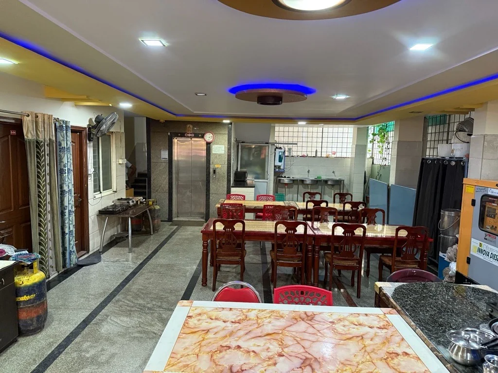 Shared dining hall at Gayatri Luxury Ladies PG