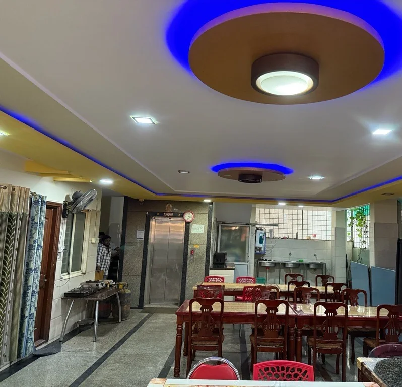 Dining hall and lift at Gayatri Luxury Ladies PG